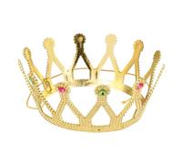 SECFOU Accesorio Medieval para Fiesta Reina de Dorado de Plástico y Antiguo y Encantador para Cumpleaños y Halloween de Disfraces Teatro