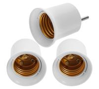 SECFOU Adaptador de Portalámparas E27 a E26 3 Unidades Conversor de Casquillo Resistencia al Envejecimiento para Iluminación Interior en Lámparas de Pared y Techo