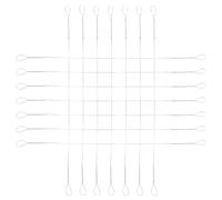 SECFOU Alambre de Acero Inoxidable para Cortadora Manual de Queso 14,5 Cm, 15 Piezas de Repuesto para Cortar Fiambres, Mantequilla y Pan en Cocina Doméstica