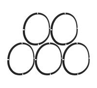 SECFOU Anillos de Junta de Esponja para Borde de Altavoz 8 Pulgadas, 4 Piezas, Accesorios de Reparación de Cono y Junta Espaciadora para Subwoofer, Sellado Acústico y Protección