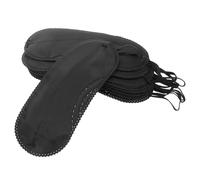 SECFOU Antifaces Negros para Juegos de Mesa, 12 Piezas, Máscara de Ojos Suave con Correa Elástica Ajustable, Venda Cómoda para Fiestas, Reuniones y Actividades Recreativas