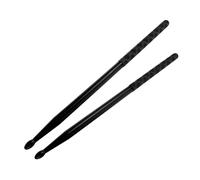 SECFOU Baquetas De Nailon 5a Con Fundas Antideslizantes Negras Para Batería, Juego De 3 Pares, Agarre Cómodo Para Práctica De Batería Electrónica y Jazz, Accesorios Para Percusión Adultos