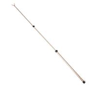 SECFOU Barra de Ropa Retráctil de Aleación de Aluminio para Colgar Ropa | Poste Telescópico Simple, Cabeza Horquilla Gancho, 1, Acceso a Estante Alto
