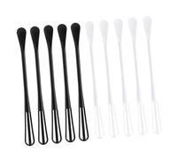 SECFOU Batidor Manual de Mano 10 Piezas Diseño Doble Cabeza, Cucharas y Varillas de Pp para Mezclar Salsas y Batir Vigorosamente Cocina