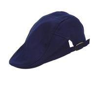 SECFOU Boina de Chef Ajustable para Restaurante, Gorro de Cocina Transpirable de Tela Completa, Color Azul Marino, Gorro de Trabajo Higiénico para Cocineros y Personal de Hostelería