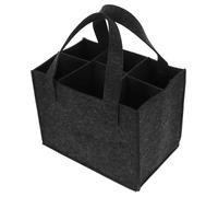 SECFOU Bolsa De Transporte De Vino De Fieltro Diseño Portátil y Resistente para Organizar y Transportar hasta Botellas para Picnics Camping y Fiestas