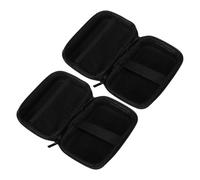 SECFOU Bolsa Organizadora para Pedales de Guitarra y Resistente, Estuche Rígido Acolchado Pequeño para Pedalera, 2 Unidades, Transporte Portátil para Músicos y Presentaciones