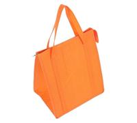 SECFOU Bolsa Térmica con Diseño de Puntos Fabricada en Tela No Tejida y Película de Aluminio Naranja Plegable Adecuada para Uso General al Aire Libre