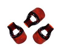 SECFOU Boquillas de Ayuda para Soplar Flauta, 3 Piezas, Resina Duradera, Compatible Flautas de 6 y 8 Agujeros, Diámetro 23 Mm, Accesorio Portátil para Principiantes y Práctica Diaria