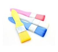 SECFOU Brocha Aplicadora Aplicación Uniforme y Cómoda para Mascarilla Facial de Fibra Rosa Herramienta Adecuado para Cuidado y Belleza del Rostro