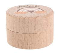 SECFOU Caja de Madera del Hada Dientes para Niñas y Niños Ranuras Organizadoras para Recuerdos y Almacenamiento Decorativo