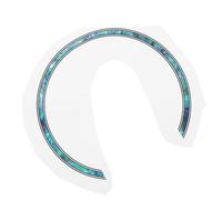 SECFOU Calcomanía De Roseta Para Guitarra Acústica Adorno Autoadhesivo De Sonido Decoración Para Sonido Diseño Cambiante Por Luz y Ángulo Fácil Aplicación Sin Herramientas