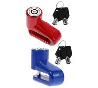 SECFOU Candado Antirrobo para Freno de Disco de Motocicleta y Bicicleta Eléctrica Pequeño Portátil con Cable Recordatorio Resistente y Seguro Adecuado para Scooter Eléctrico y Bici