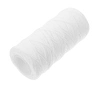 SECFOU Cartucho de Filtro Industrial para Agua con Fibra Textil, Blanco, Diseño Enrollado, Ideal para Filtración en Aplicaciones de Agua y Procesos Industriales