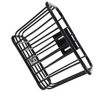 SECFOU Cesta de Hierro Cesta Metálica Delantera para Bicicleta Infantil Gran Capacidad y Diseño Cómodo Negro para Manillar de Bici y Scooter