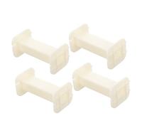 SECFOU Clip Paquete de 4 Piezas Organizador de Cables Altavoces para Carrete de Almacenamiento de Bobinas de Plástico Abs Blanco Ligero y Práctico para Mezcladores y Amplificadores