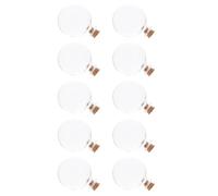 SECFOU Colgantes de Botella de Perfume de Madera y para Coche, 10 Piezas Purifican el Aire y Distribuyen Natural, para Colgar en Ventana