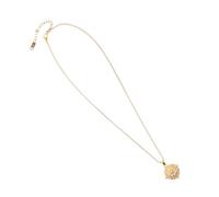 SECFOU Collar Vintage de Tarot con Amuleto Suerte Acero Inoxidable Colgante Sol con Zirconias Gargantilla Ligera para Mujeres y Niñas Accesorio Protector y Elegante para Uso Diario y