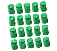 SECFOU Columnas de Fieltro para Saxofón 20 Piezas, Accesorios de Repuesto para Instrumentos Musicales, Protectores para Llaves de Saxofón, Tamaño Compacto y Portátil, Color Verde