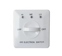 SECFOU Controlador de Ventilador de Panel y Carcasa de PC Resistente a Impactos Control de Velocidades para Aire Acondicionado Central