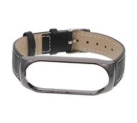 SECFOU Correa Banda Brazalete De Reloj Digital Reloj De Reemplazo Reloj Inteligente Para Mujer Accesorios Para Relojes Inteligentes Muñequera De Liberación Rápida Mirar Black Piel
