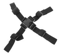 SECFOU Correa de Pecho para Acordeón Antideslizante 2 Piezas Negra, Cinturón Ajustable de Sujeción Ligera y Compacta para Mochila y Accesorios de Instrumento