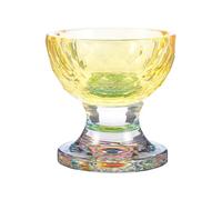 SECFOU Cuenco de Ofrenda de Agua Transparente 1 Unidad, Bol Cristal para Adoración Budista, Vaso Liso para Templo y Hogar, Suministro Ritual, Adorno Decorativo Multifuncional