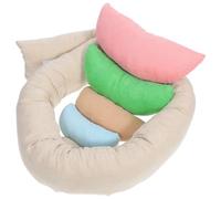 SECFOU de Accesorios para Fotografía Infantil 6 Piezas Almohadas Cómodas de PP y Tela para Sesión de Fotos de Recién Nacidos en Sala de Estar