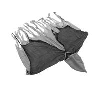 SECFOU Disfraz de Halloween con Capucha Reaper para Adultos Túnica Gris Realista para Fiestas y Decoración de Jardín Traje de Muerte con Diseño Detallado y Material Transpirable