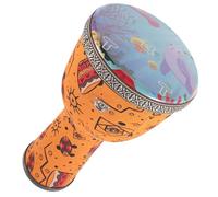 SECFOU Djembe Ligero Para Principiantes Adultos y Niño Niña Instrumento De Percusión De Diseño Delicado Para Diversión Musical y Práctica
