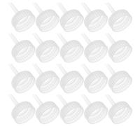 SECFOU Embudo Pequeño de Plástico para Llenado de Bolsas de Agua Caliente, Embudo de Boca Ancha Multifunción para Transferencia de Líquidos, Pack de 20 Unidades para Cocina y Hogar