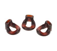 SECFOU Entrenador de Embocadura para Flauta de Bambú, 3 Piezas de Boquilla Dizi de Plástico, Ayuda para Soplar Flauta para Principiantes, Accesorio Portátil para Práctica y Calentamiento