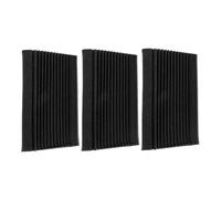 SECFOU Espumas Absorbentes De Sonido 3 Piezas 12x12x24 Cm Paneles Acústicos Para Insonorización De Paredes Ktv Bloqueo Antiflama Forma De Engranajes Para Trampa De Graves y Reducción De Ecos