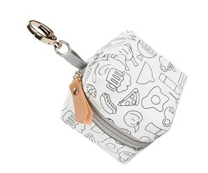 SECFOU Estuche Porta Chupetes de Pu y Peva, Bolsa Colgante Ligera y Protectora para Chupetes, Adecuado para Colgar en Bolso Viajes