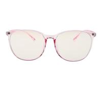 SECFOU Gafas Bloqueo de Luz Azul Unisex Montura Redonda Transparente, Ultraligeras y Resistentes para Ordenador, Lectura y Uso Diario, Protección Digital Eficaz, Talla Mediana