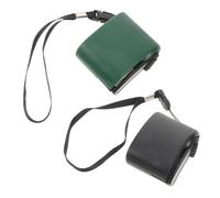 SECFOU Generador Manual Portátil de Energía con Manivela USB, Cargador de Teléfono para Camping y Emergencias, Pack 2 Unidades en Negro y Verde, Banco de Energía Recargable para