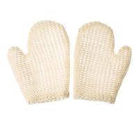 SECFOU Guantes Exfoliantes de Sisal 2 Unidades para Baño y Masaje Corporal, Manoplas Naturales para Exfoliar Piel Muerta, Limpieza Profunda y Cuidado Personal en Ducha