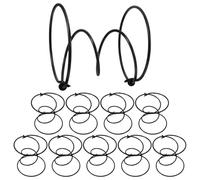 SECFOU Kit de 10 Piezas de resortes Largos para reemplazo de colchón y Asiento de sillón reclinable, Acero Negro con Alta Elasticidad, Uso en Muebles de casa y Oficina