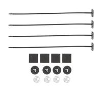 SECFOU Kit de Cableado de Ventilador Eléctrico Doble para Vehículo Transmisión Eléctrica y Brocheta de Liberación Rápida, Fácil Instalación para Fiesta Verano