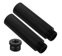 SECFOU Kit de Varillas de Extensión Metálicas para Soporte de Micrófono 5/8 a 3/8 Adaptador Incluido, Compatible Soporte de Escritorio para Transmisión, Grabación y Canto