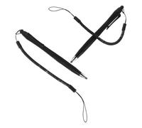SECFOU Lápices Táctiles Capacitivos con Punta de Fibra 3mm y 4mm, Bolígrafos Ópticos con Resorte y Cordón Antideslizante para Tabletas y Teléfonos, Accesorios para Pantallas