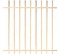 SECFOU Listones de Madera para Moldura de Ventana 10 Piezas de 50 CM para Montaje de Mosquiteras y Proyectos DIY