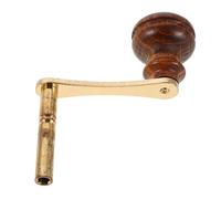 SECFOU Llave de Manivela para Reloj de Pie Antiguo, Herramienta de Cuerda Estable de Madera y Metal, Ajuste de Péndulo para Oficinas y Espacios de Hospitalidad