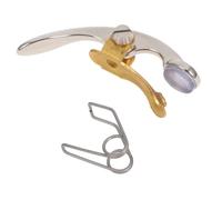 SECFOU Llave Watergate Para Trompeta En Tamaño Pequeño, Accesorio De Drenaje De Latón Plateado, Pieza De Reemplazo Para Instrumento Musical, Compatible Trompetas Estándar y Uso En Banda y Orquesta