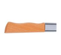 SECFOU Mango de Cuchillo de Madera Maciza de Haya Pequeño, Mango de Repuesto para Cuchillos Chinos de Verduras, Accesorio Antideslizante para Cortador de Cocina, 12 X 2,3 X 1,8 Cm,