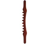 SECFOU Masajeador de Madera Manual 8 Cuentas Carbonizado 52 Cm para Espalda y Cuello Herramienta de Masaje Corporal Relajante Terapéutico Bienestar