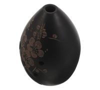 SECFOU Ocarina de Cerámica para Principiantes 8 Agujeros Instrumento Musical de Viento Tradicional Chino Hoja de Lecciones Portátil para Aprender y Practicar en Casa o Exteriores