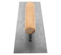 SECFOU Paleta de Hormigón de Acero 200 Mm Mango de Madera, Llana de Mano Multifuncional para Alisar y Raspar Paredes, Herramienta de Albañilería para Construcción y Mejoras del Hogar