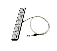 SECFOU Pastilla Piezoeléctrica para Violonchelo Eléctrico Alta Sensibilidad y Rendimiento, Accesorio de Metal Cable y Conector para Instrumentos Musicales