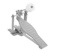 SECFOU Pedal de Bombo Simple Ajustable Color Plateado Martillo para Batería, Accesorio Profesional para Instrumentos de Percusión, Repuesto Resistente para Batería Infantil